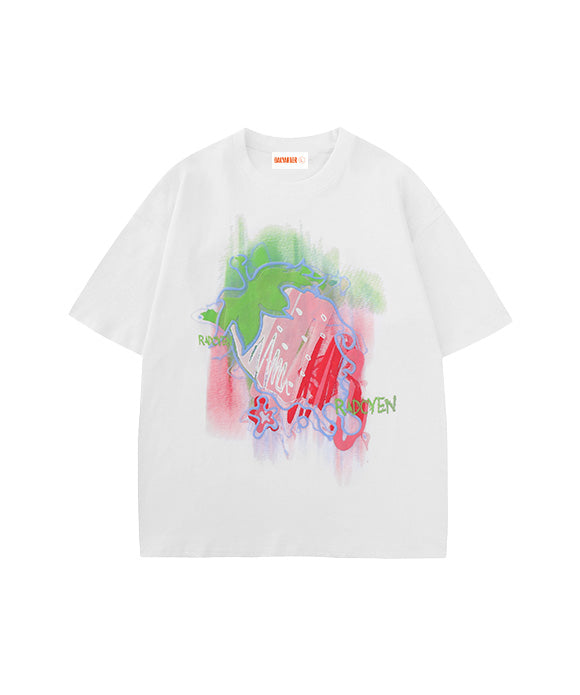 BAKYARDER Strawberry Print Tee