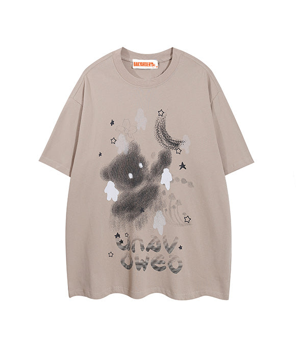 BAKYARDER Vintage Bear Graffiti Tee