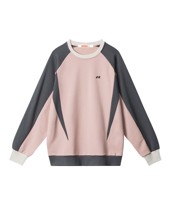 BAKYARDER Vintage Color-Block Sweatshirt