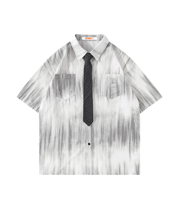 BAKYARDER Tie-Dye Gradient Shirt