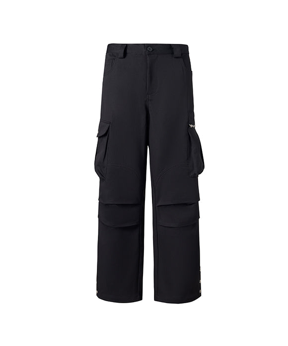 BAKYARDER Hip Hop Straight Cargo Pants