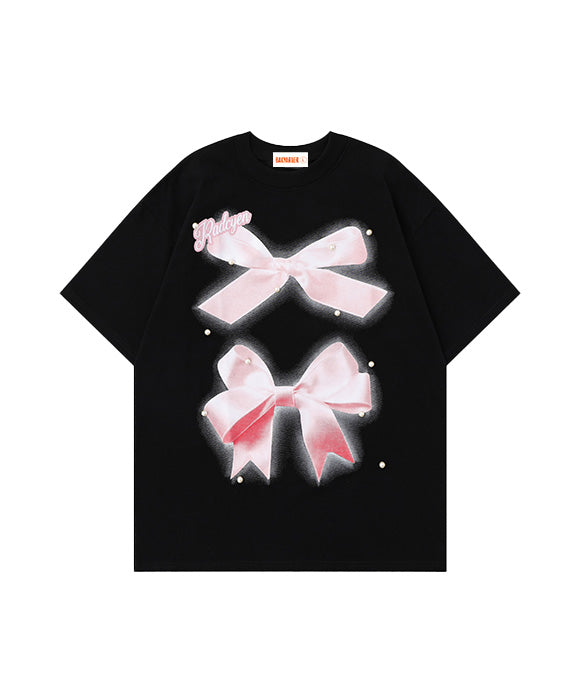 BAKYARDER Bow Print Tee