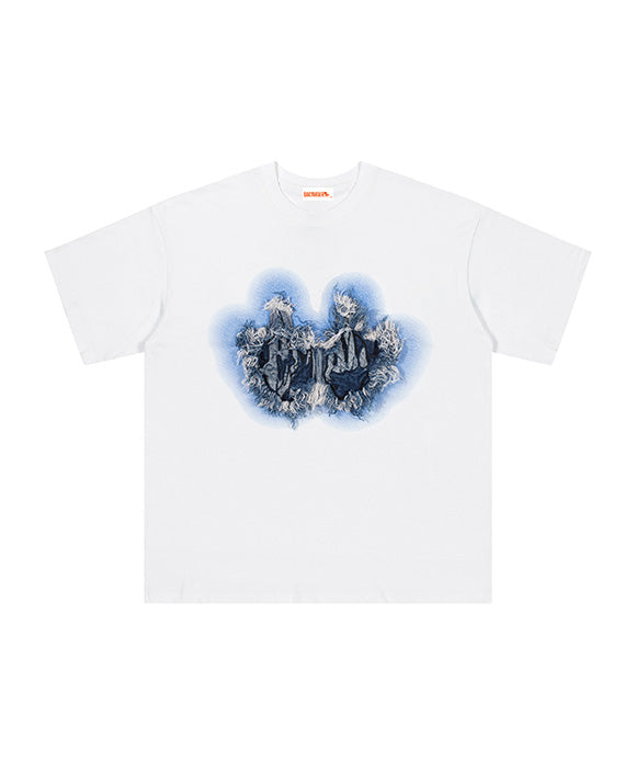 BAKYARDER Denim Patch Tee