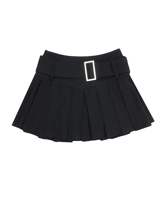 BAKYARDER Preppy Style Pleated Skirt