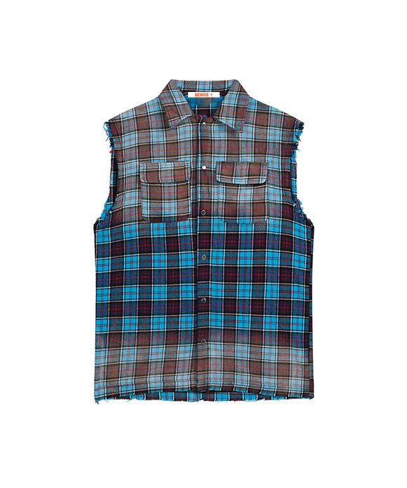 BAKYARDER Plaid Print Vest