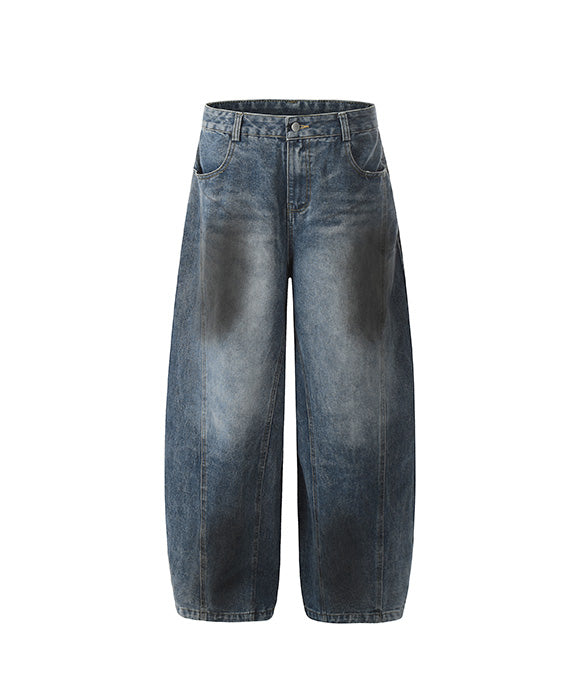 BAKYARDER Vintage Graffiti Denim Pants