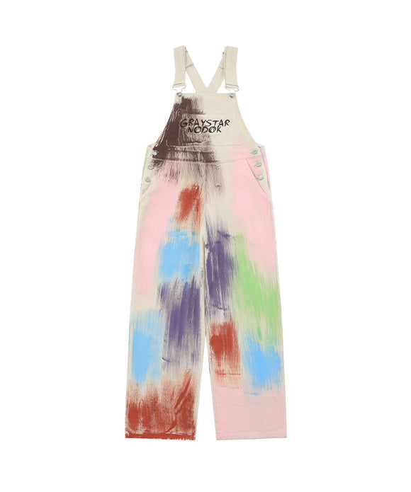 BAKYARDER Graffiti Painted Overalls