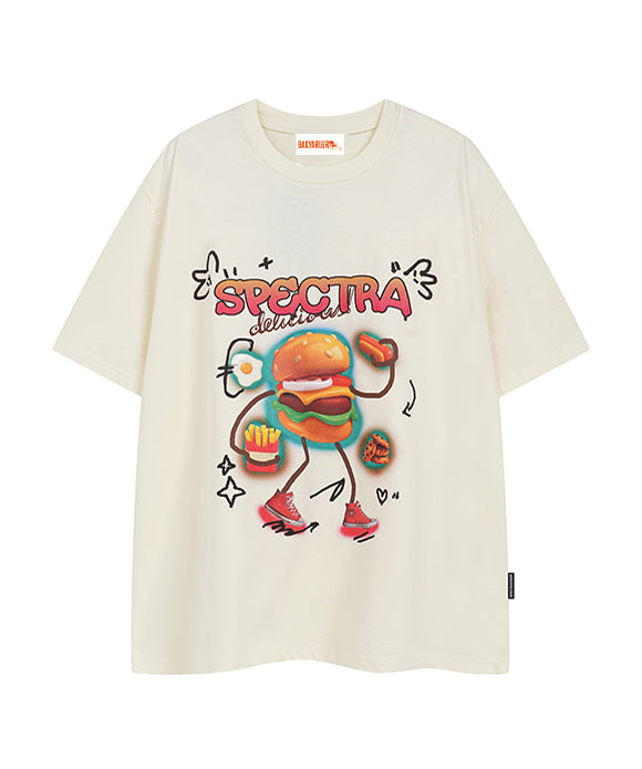 BAKYARDER Vintage Burger Fun Tee