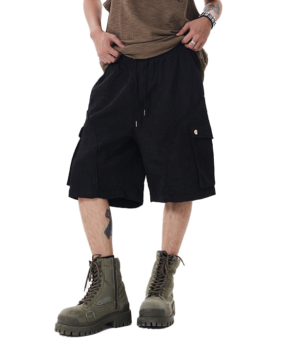 BAKYARDER Multi-pocket Utility Shorts