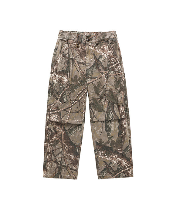 BAKYARDER Vintage Tree Camouflage Cargo Pants