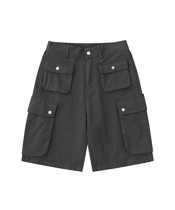 BAKYARDER Vintage Multi-Pocket Cargo Shorts