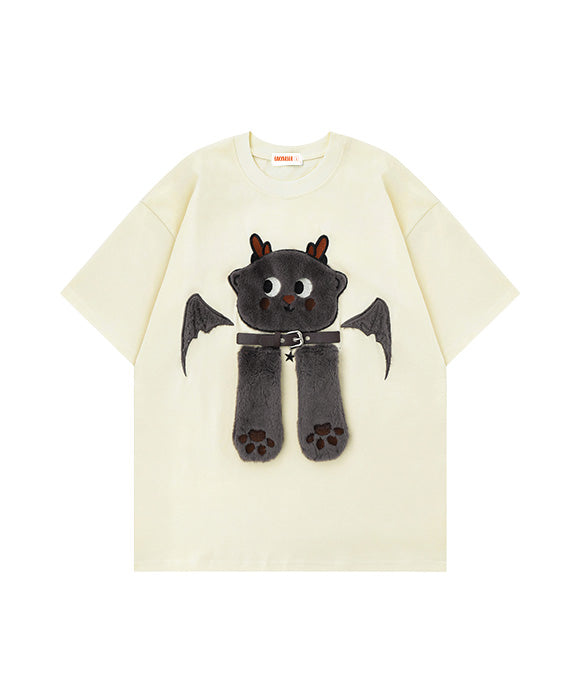 BAKYARDER Flocked Little Devil Tee