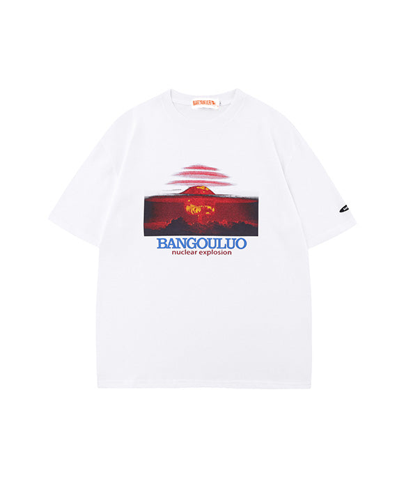 BAKYARDER Volcano Print Short-Sleeve Tee