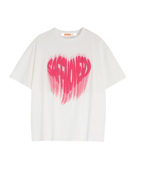 BAKYARDER Vintage Heart Graffiti Tee