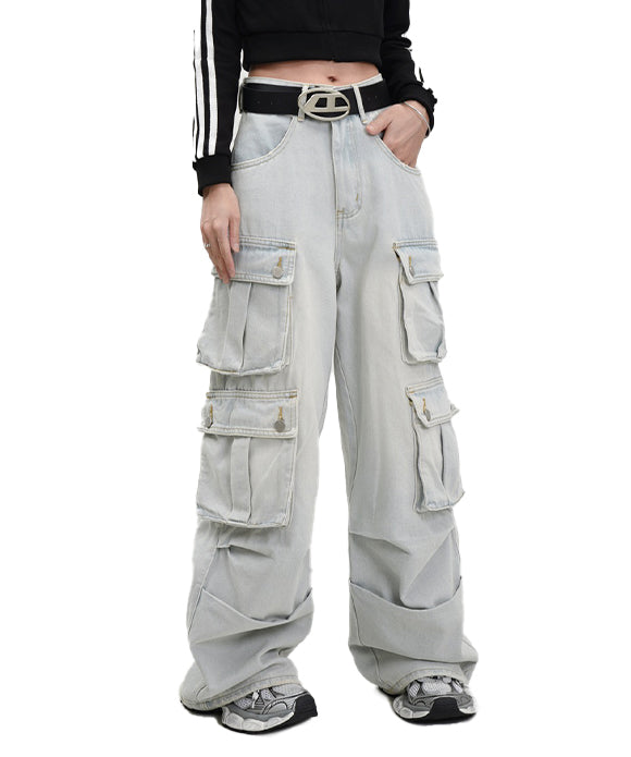 BAKYARDER Multi-pocket Jeans
