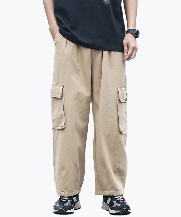 BAKYARDER Flowy Straight Cargo Pants