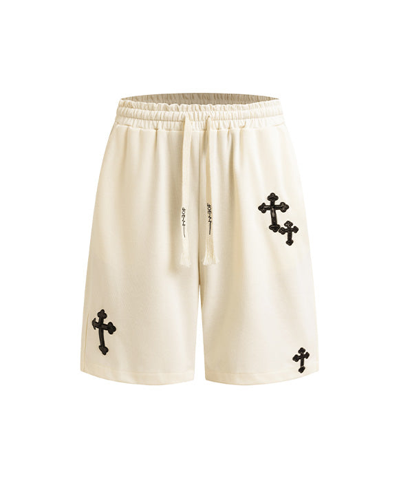 BAKYARDER Cross Patch Shorts