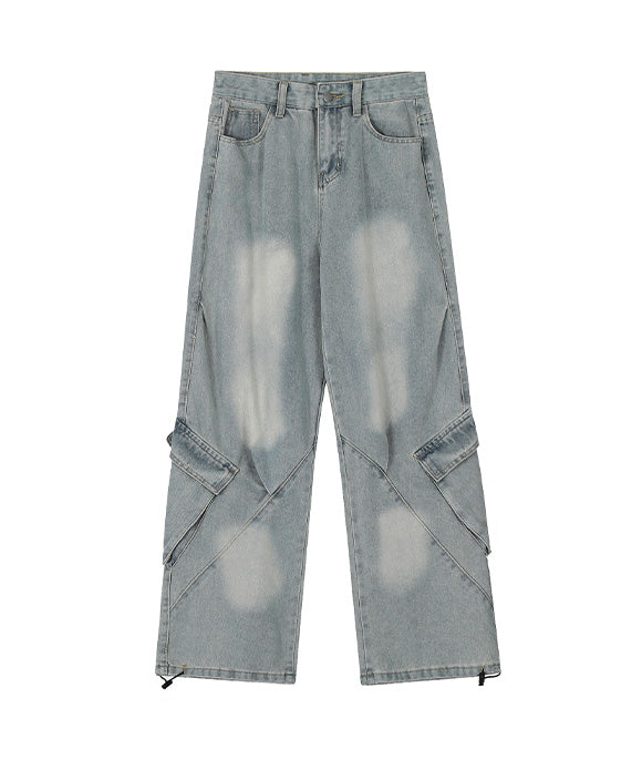 BAKYARDER High-Street Distressed Work Jeans