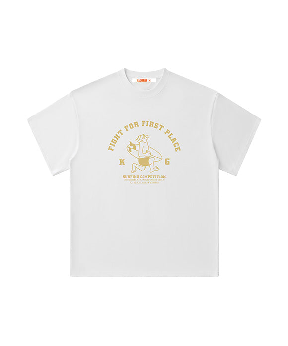 BAKYARDER Cartoon Print Tee