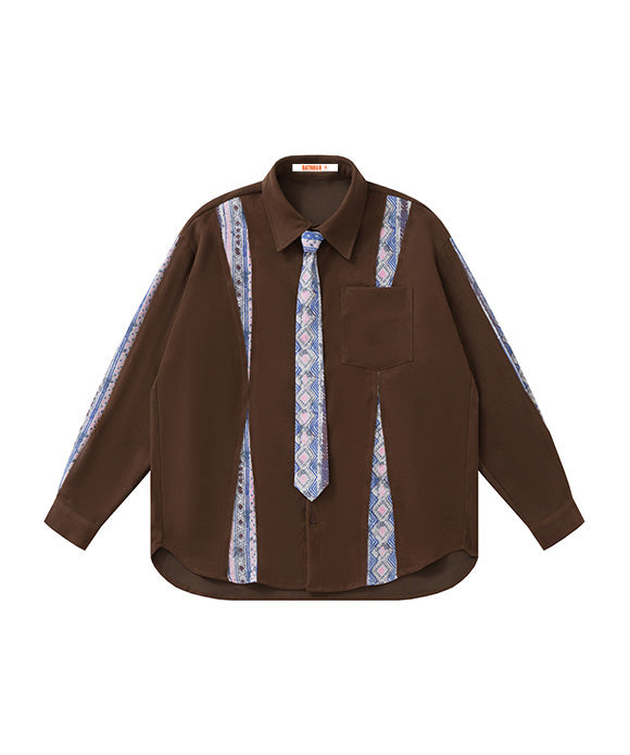 BAKYARDER Vintage Patchwork Shirt