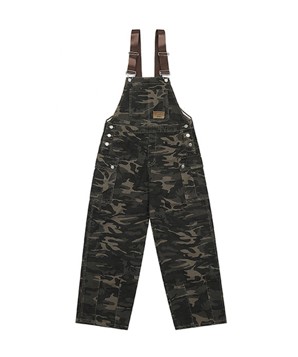 BAKYARDER  Vintage Camouflage Overalls