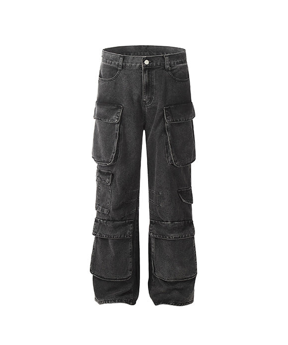 BAKYARDER Multi-pocket Jeans