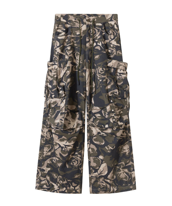 BAKYARDER Vintage Camouflage Snake Print Cargo Pants