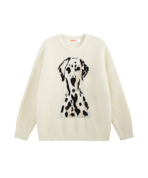 BAKYARDER Fun Dog Jacquard Sweater