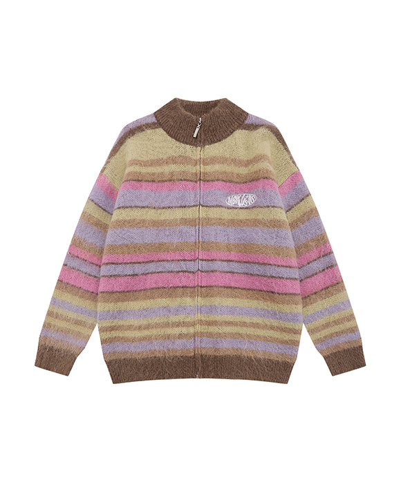 BAKYARDER Candy-Colored Loose Cardigan Sweater