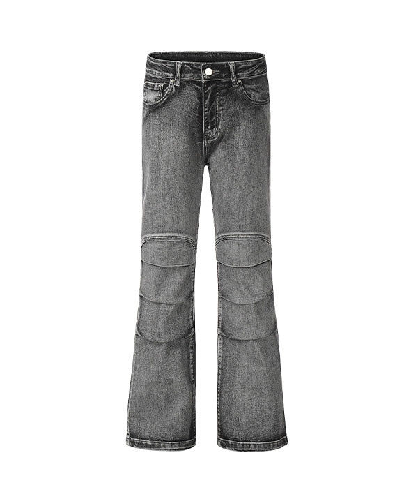 BAKYARDER Vintage Wasteland Style Flared Jeans