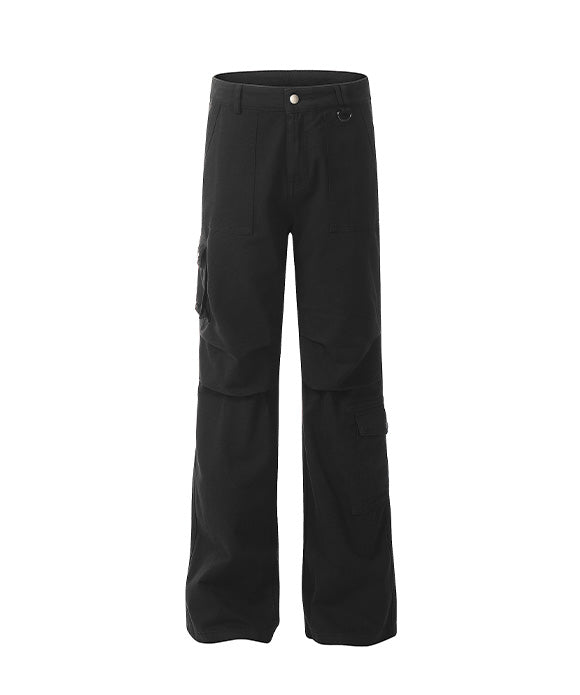 BAKYARDER Asymmetrical Multi-Pocket Cargo Pants