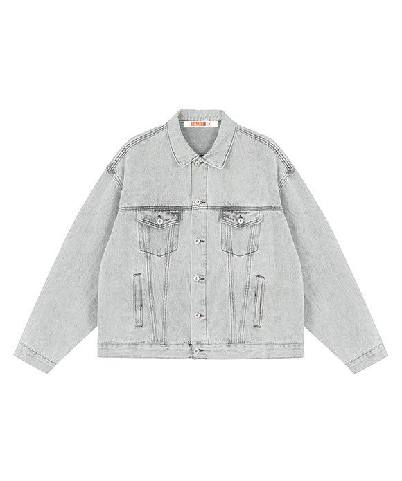 BAKYARDER Vintage Distressed Denim Jacket