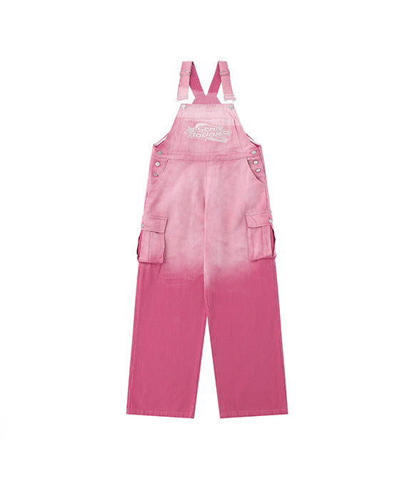 BAKYARDER Vintage Gradient Overalls