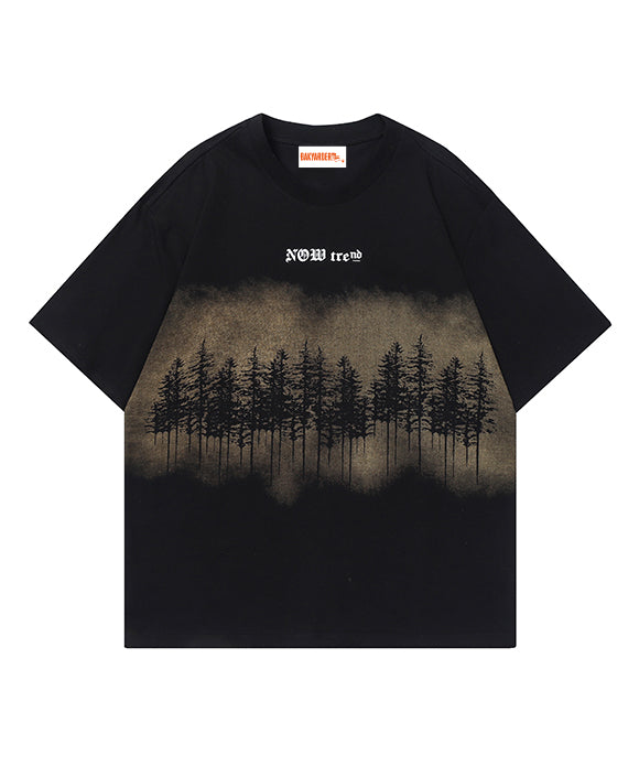 BAKYARDER Forest-themed Printed Tee