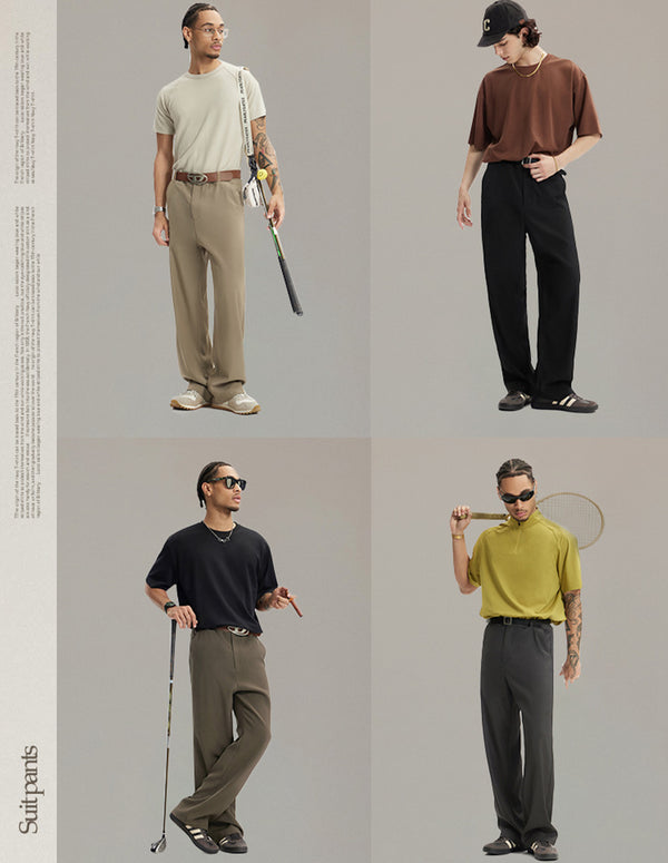 BAKYARDER Simple Casual Trousers