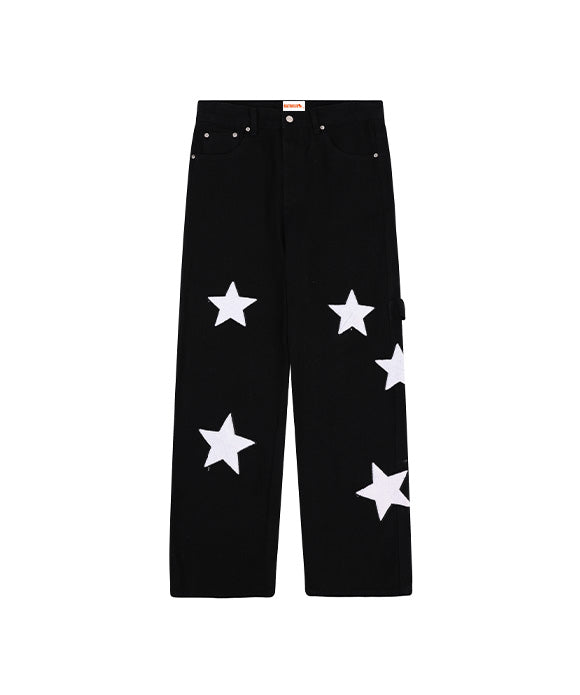 BAKYARDER Star Embroidered Jeans