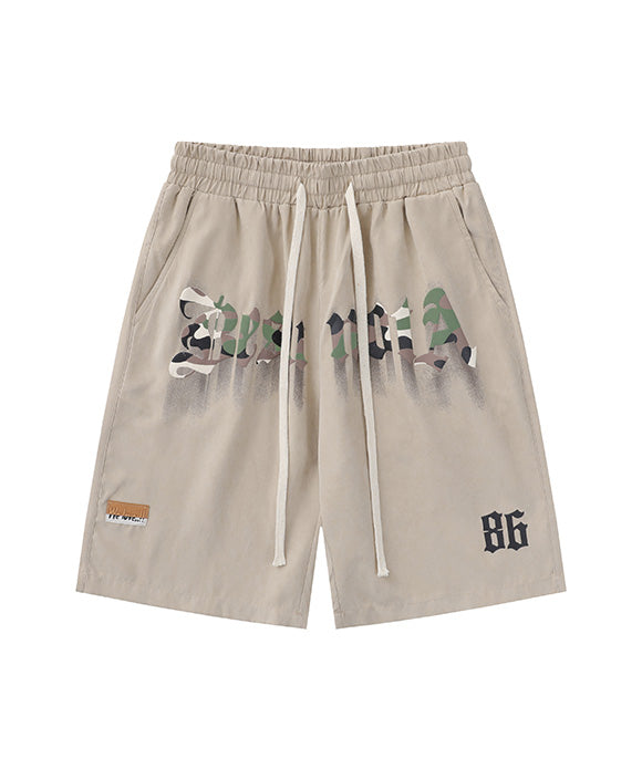 BAKYARDER Street-Style Printed Shorts