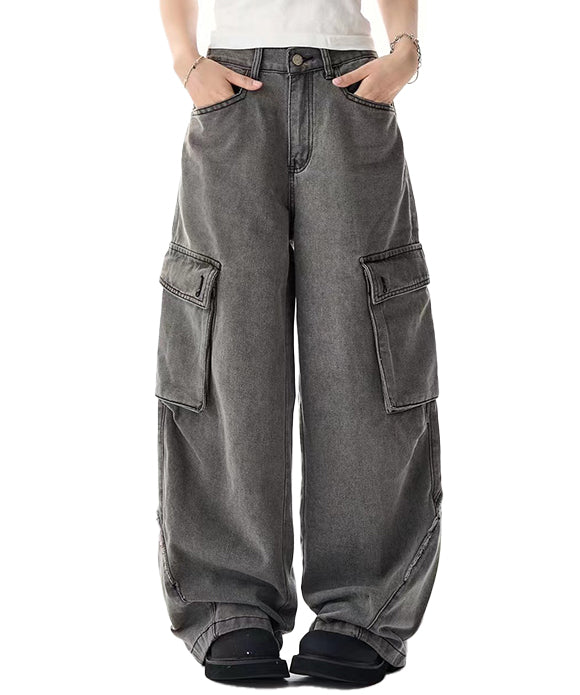 BAKYARDER Vintage Utility Style Cargo Pants