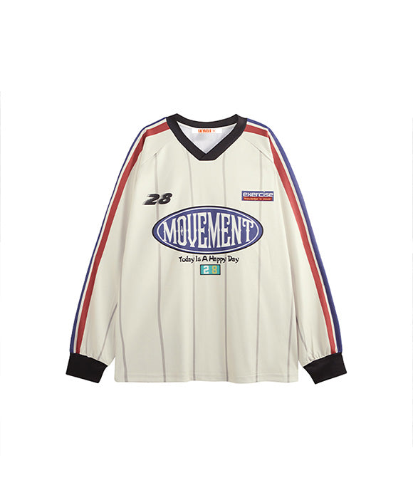 BAKYARDER Vintage Sports Jersey Sweatshirt