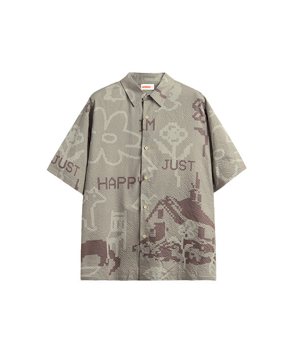 BAKYARDER Fun Print Shirt