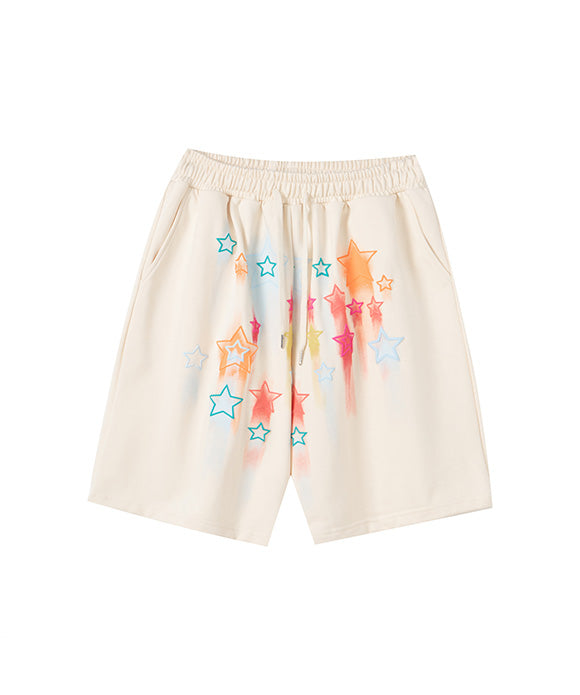 BAKYARDER High Street Graffiti Star Shorts