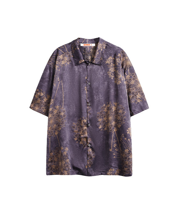 BAKYARDER Dandelion Print Shirt