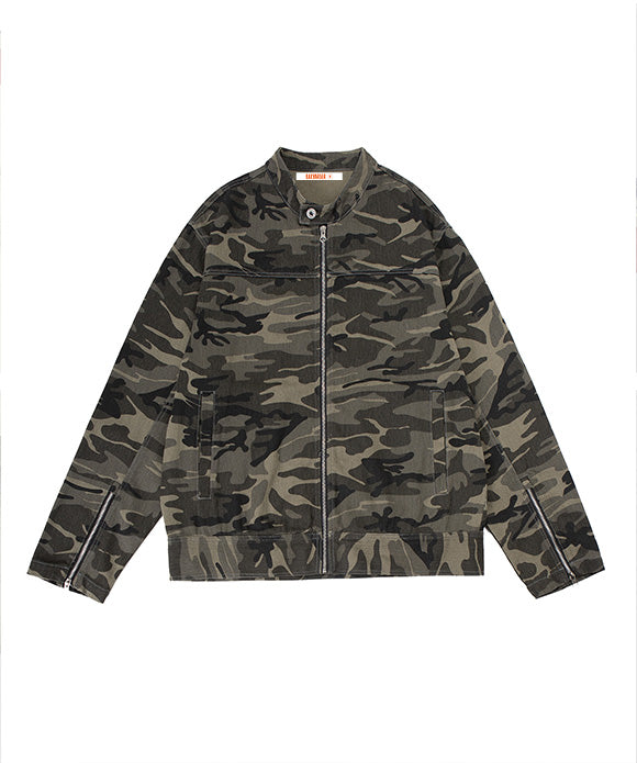 BAKYARDER Vintage Camo Utility Jacket