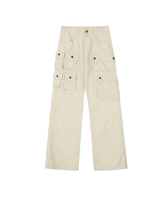 BAKYARDER Vintage Multi-pocket Work Pants