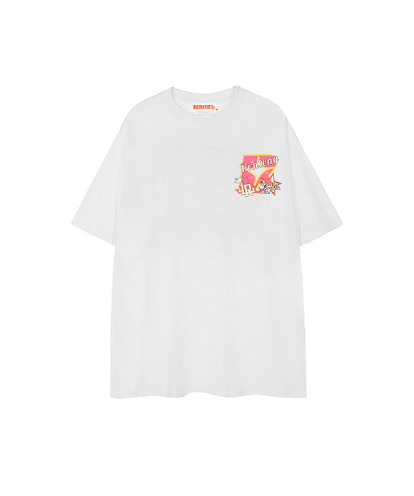 BAKYARDER High Street Letter Star Print Tee