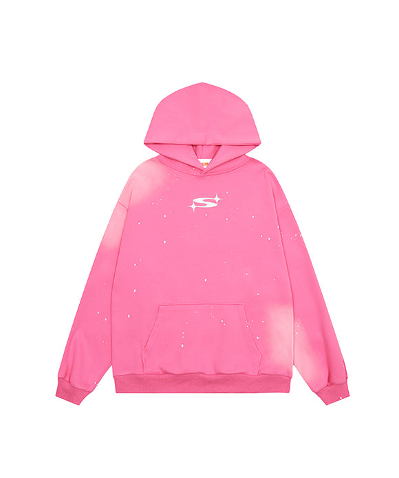 BAKYARDER Letter-Print Ombre Hoodie