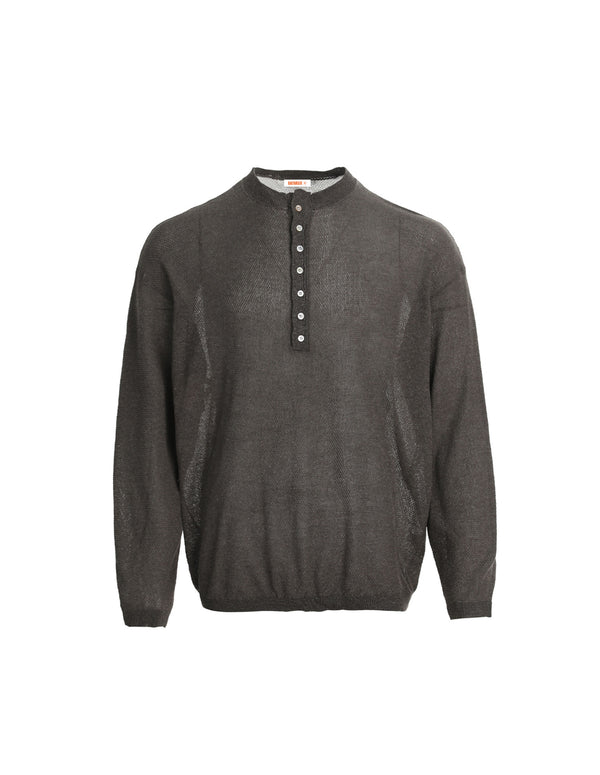 BAKYARDER Vintage Button-Design Pullover Sweater