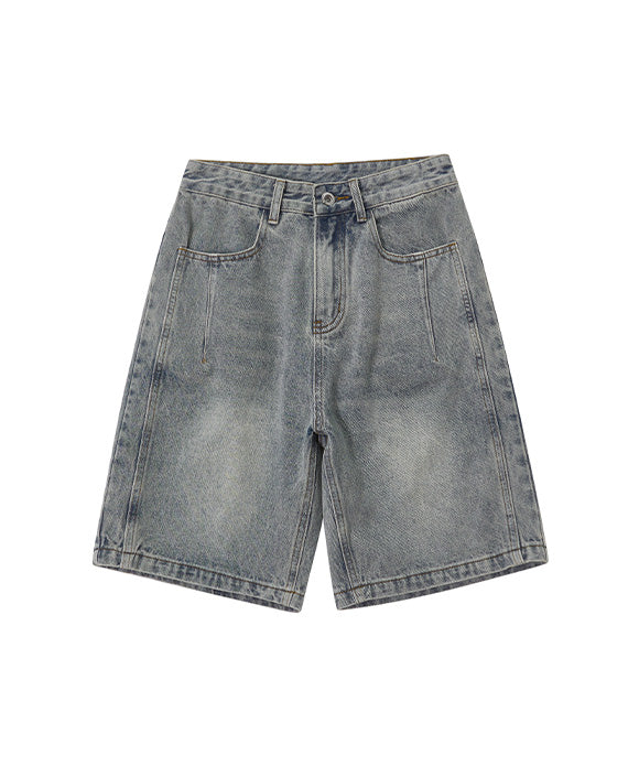 BAKYARDER Vintage Distressed Denim Shorts