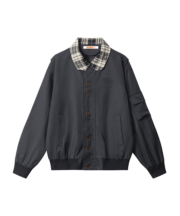 BAKYARDER Vintage Turn-Down Collar Jacket