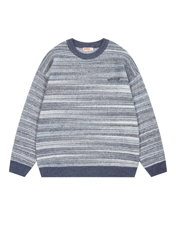 Pull en maille rayé colorblock BAKYARDER